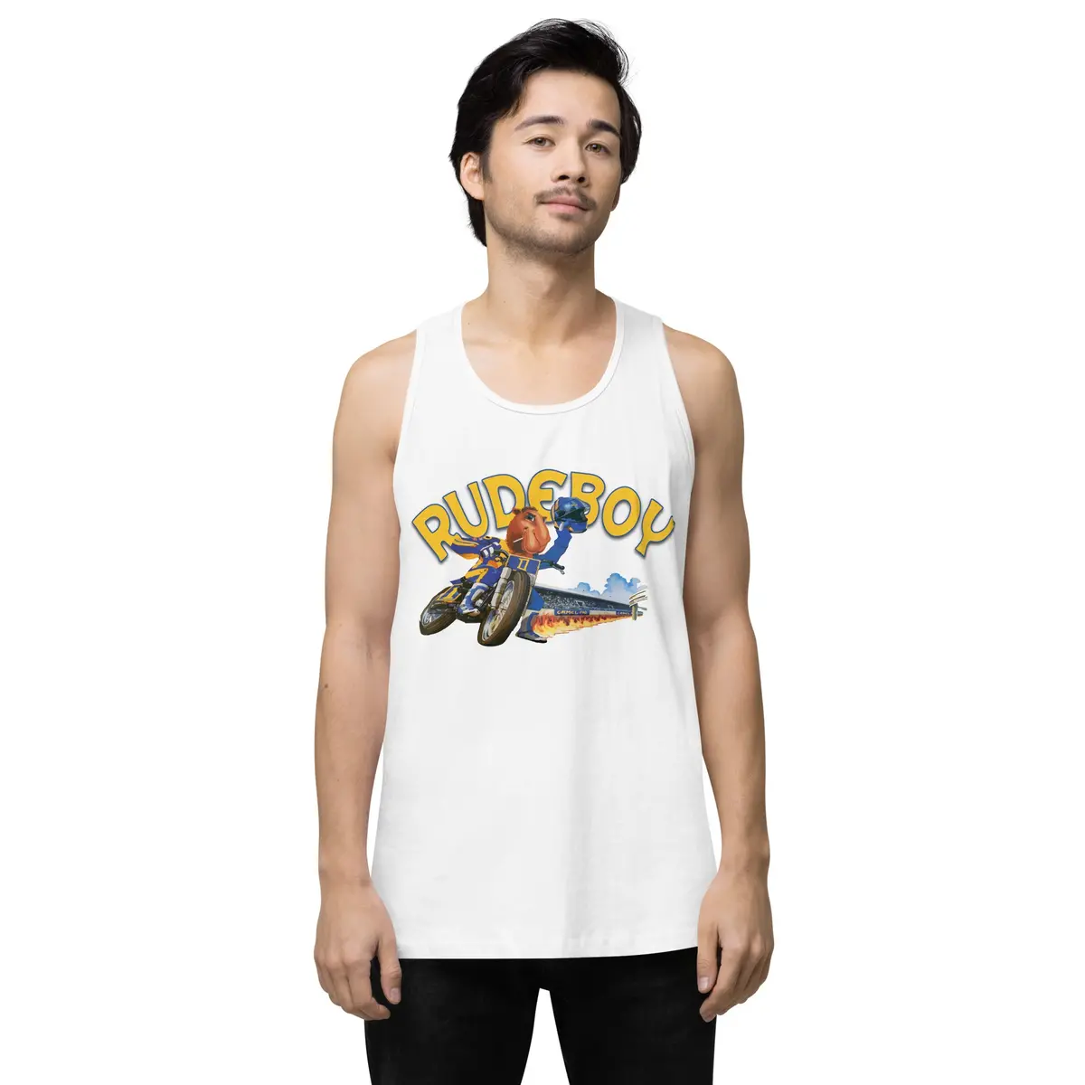 Jpse De Fumar Flat Track Men’S Premium Tank Top 19