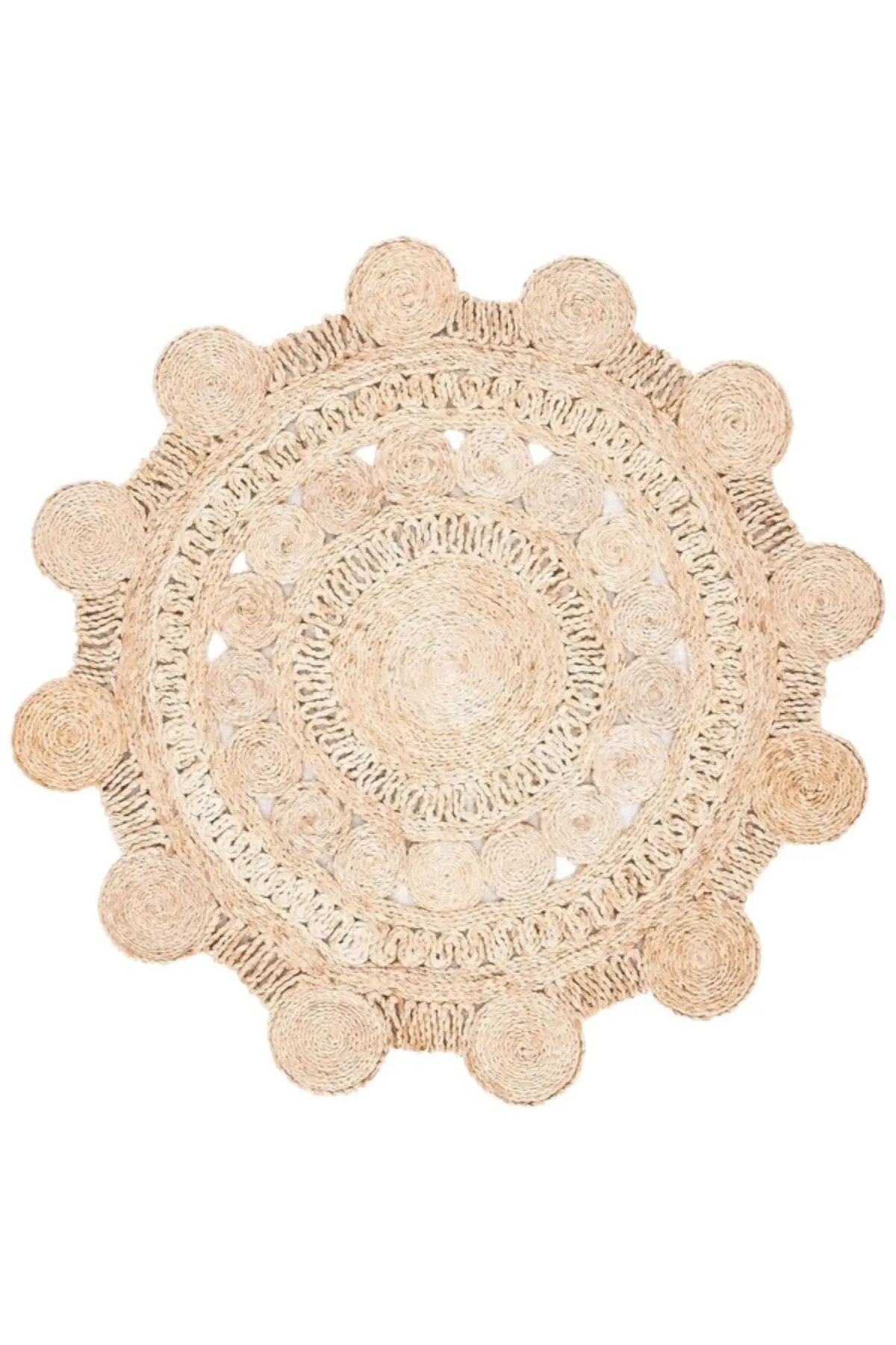Moines  - Round Jute Rug 1
