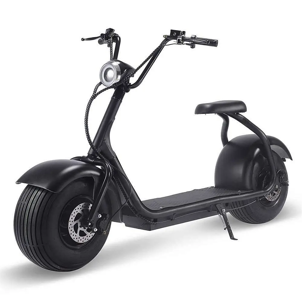 Mototec 2000W Fat Tire Electric Scooter-Black 1