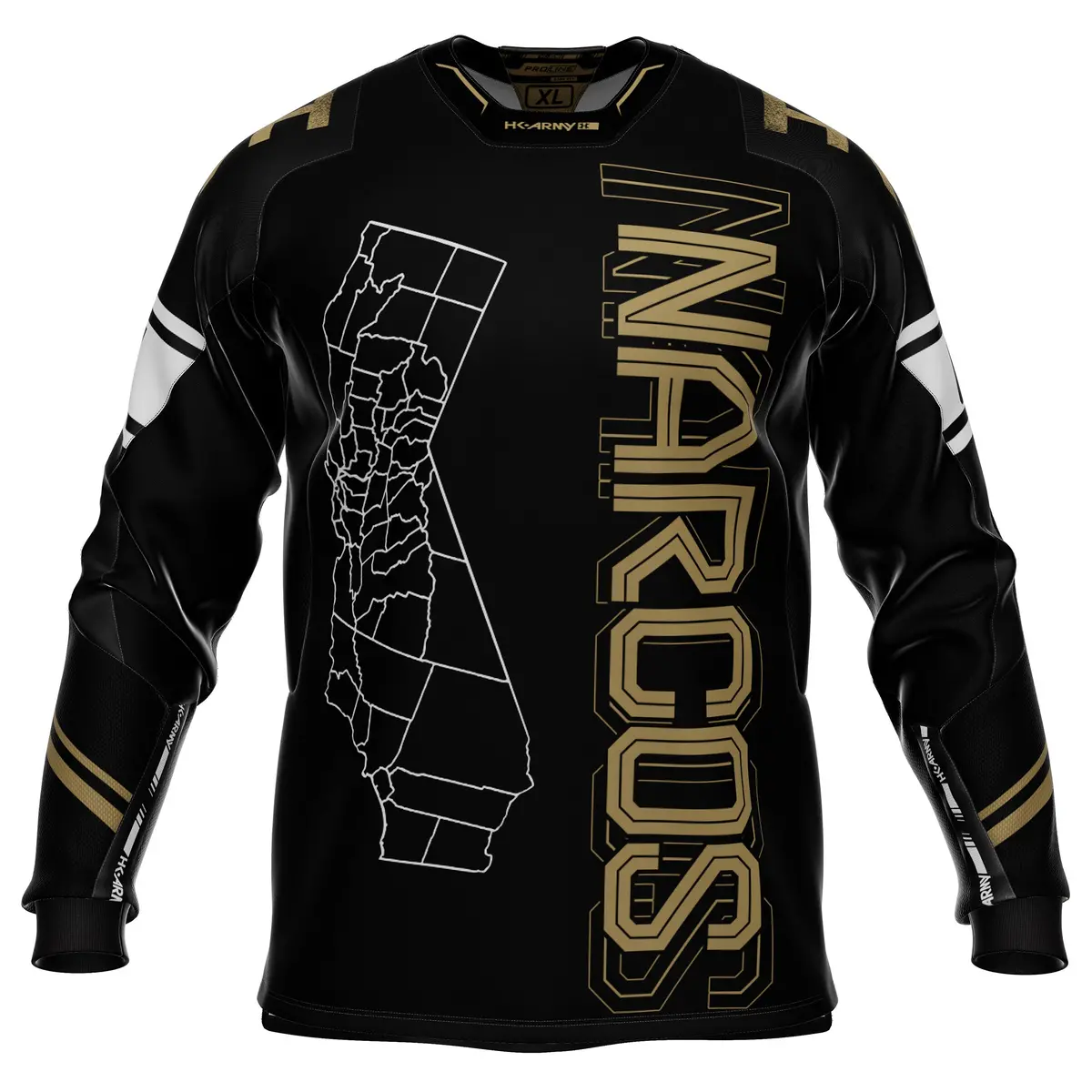 2026 Narcos Wcppl Proline Jersey (Black/Gold) 1