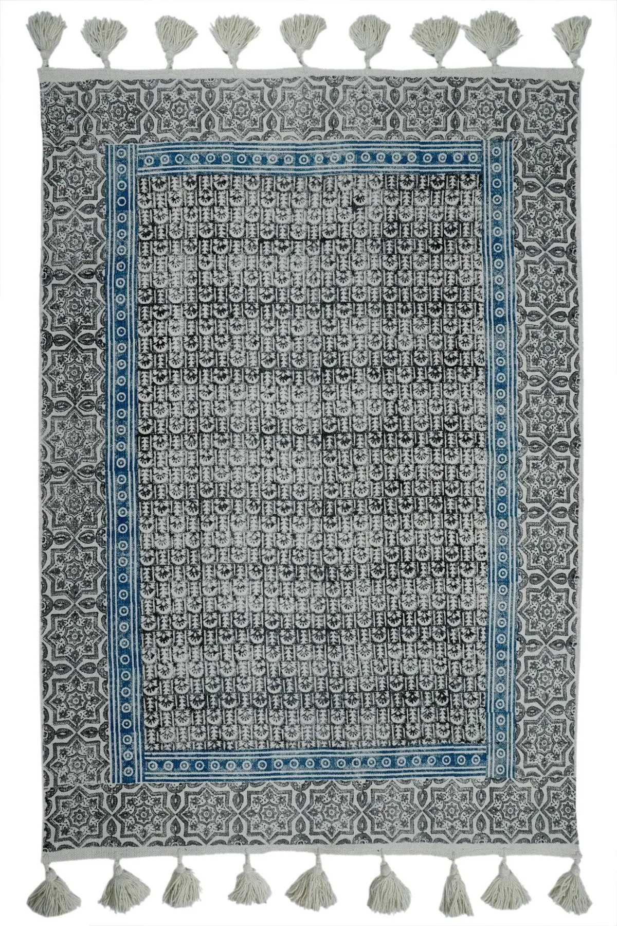 Nawa - Block Printed Rug 1