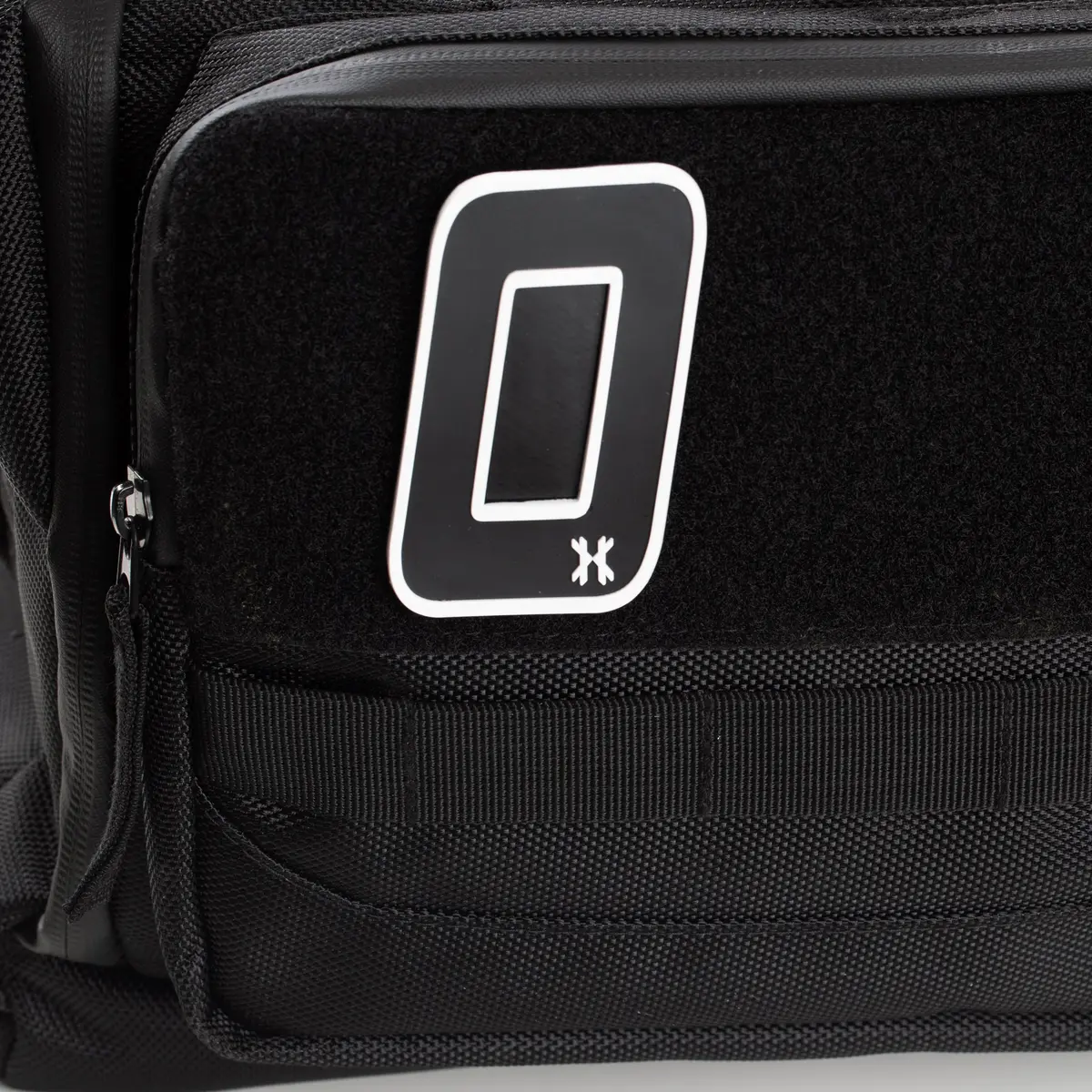 Number "0" Rubber Velcro Patch 2