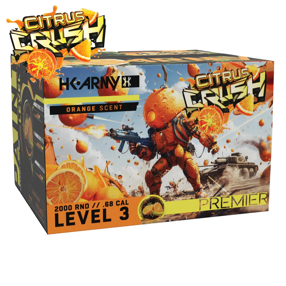 Hk Army Citrus Crush Scented Paintballs - Premier Orange Fill 1