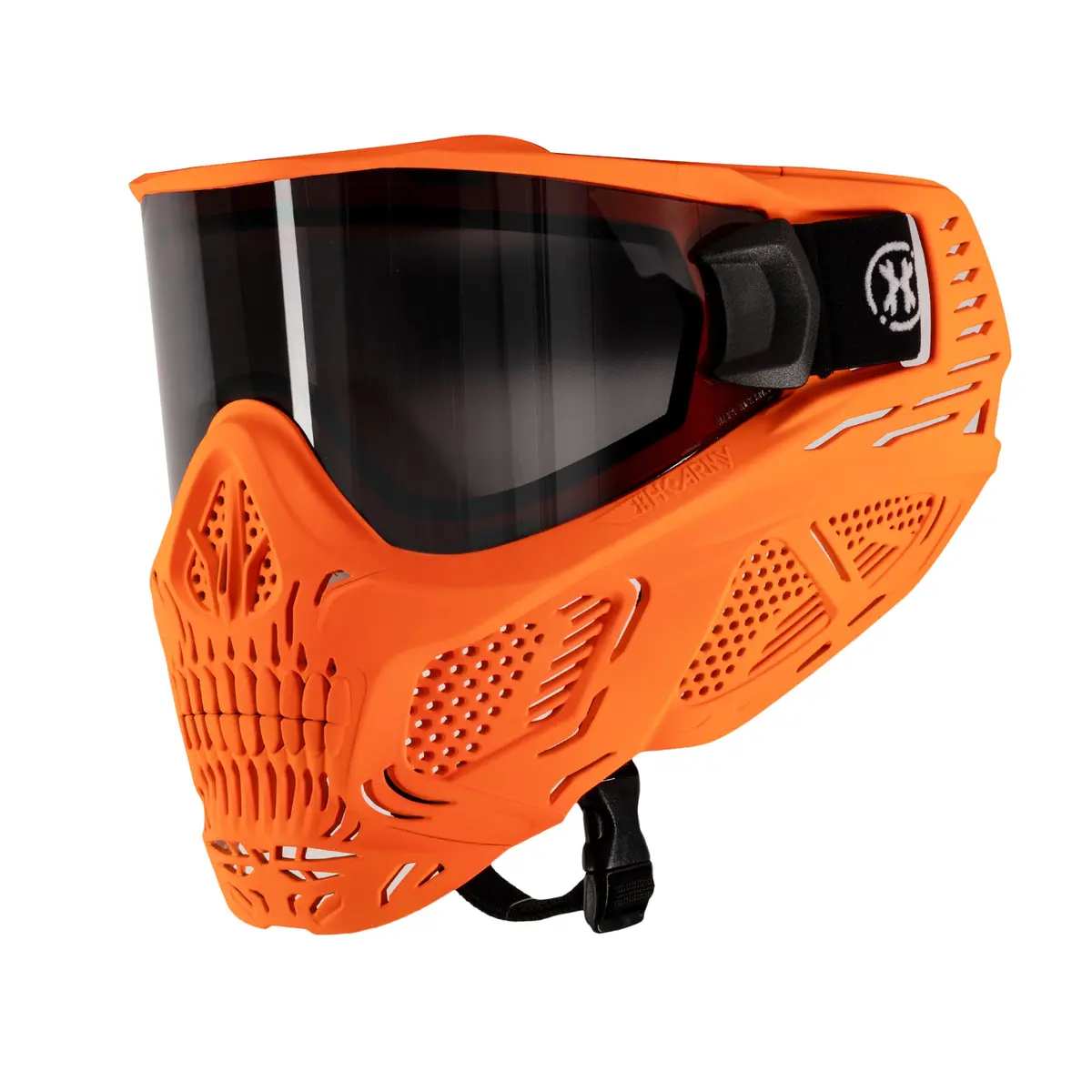 Hstl® Glowball™ Skull Goggle Neon Orange W/ Smoke Lens 1