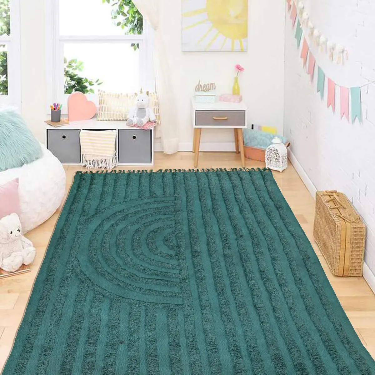 Orbit Hand Embroidered Rug 2