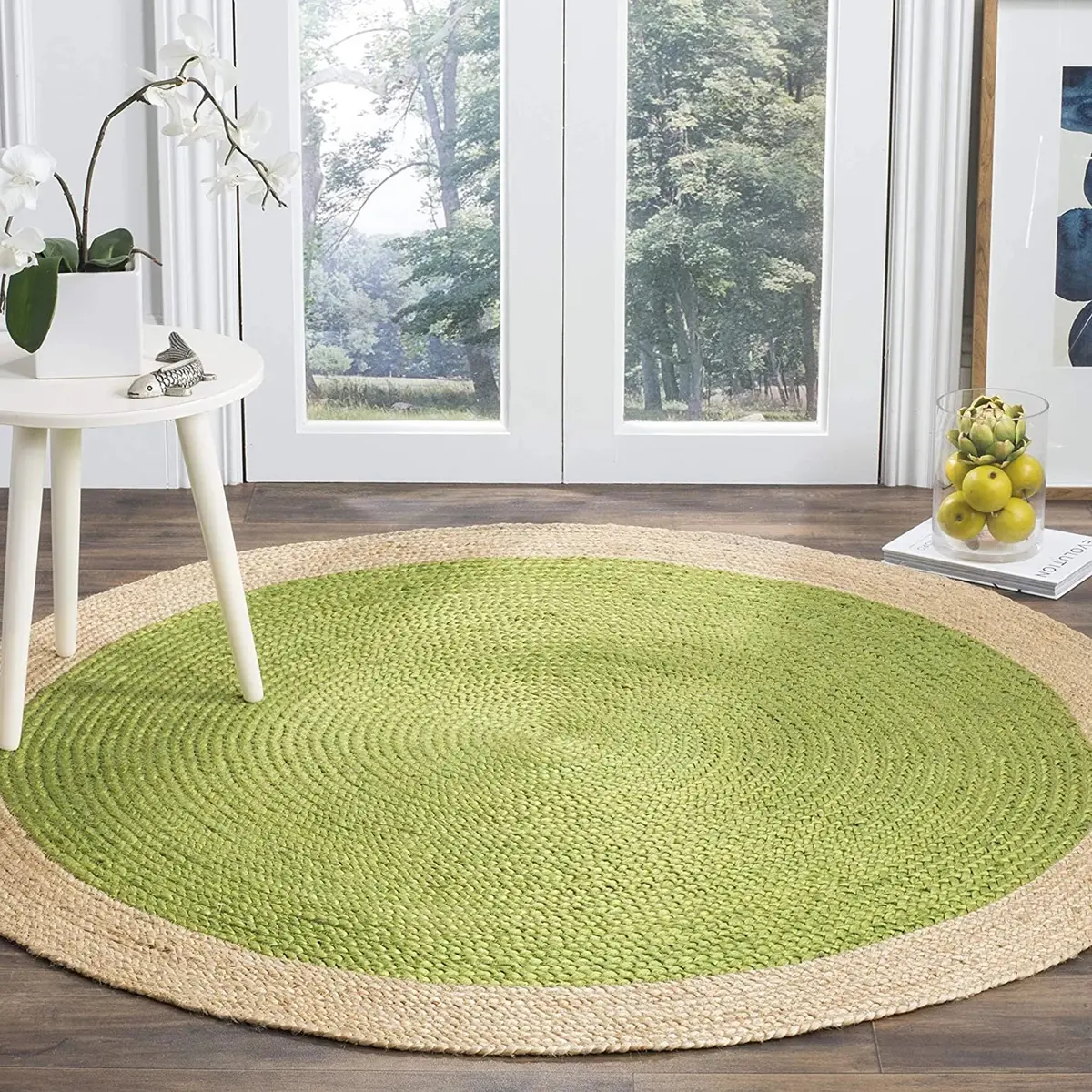 Orchida  - Round Jute  Rug 1