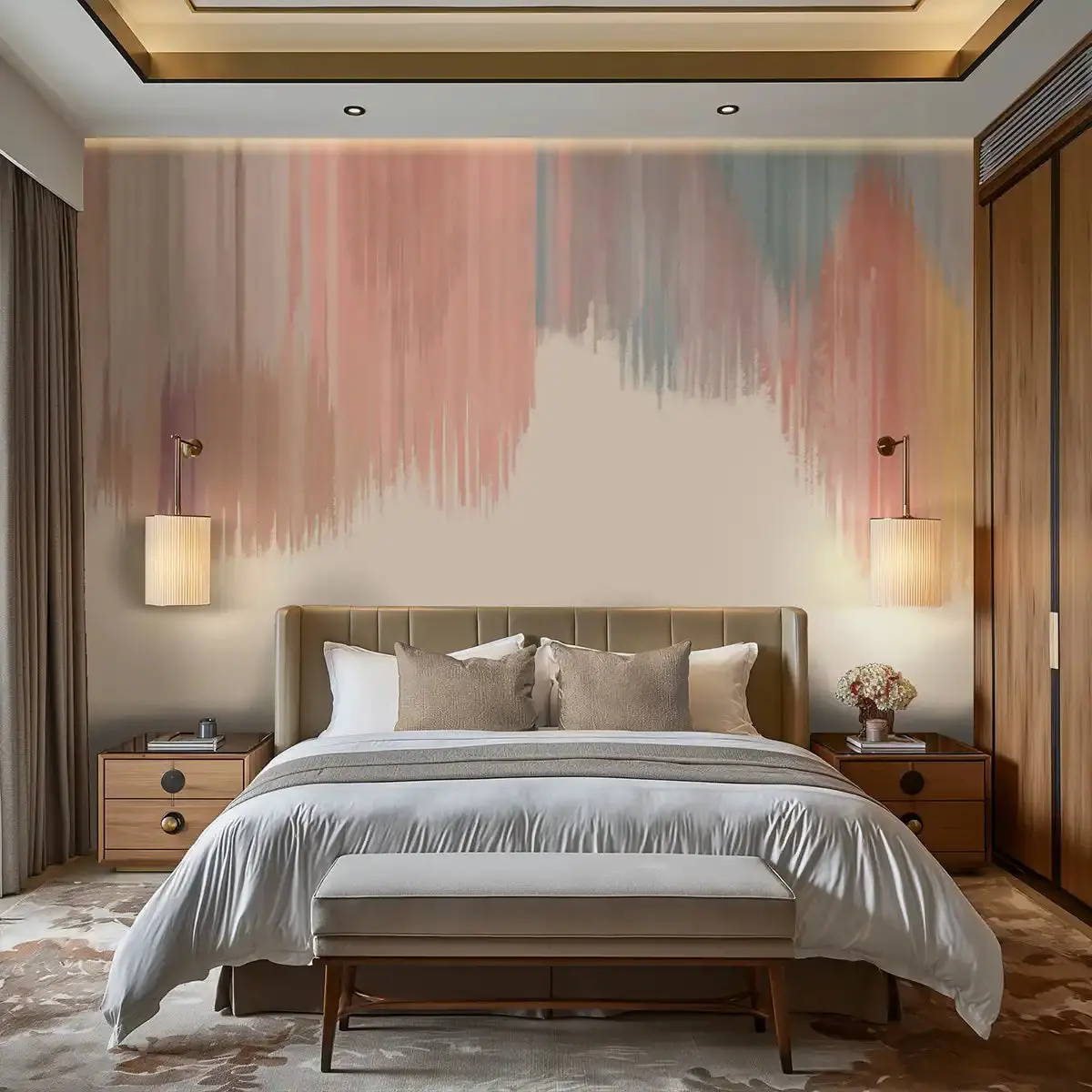 Paint Stroke Pattern Wallpaper For Walls 1