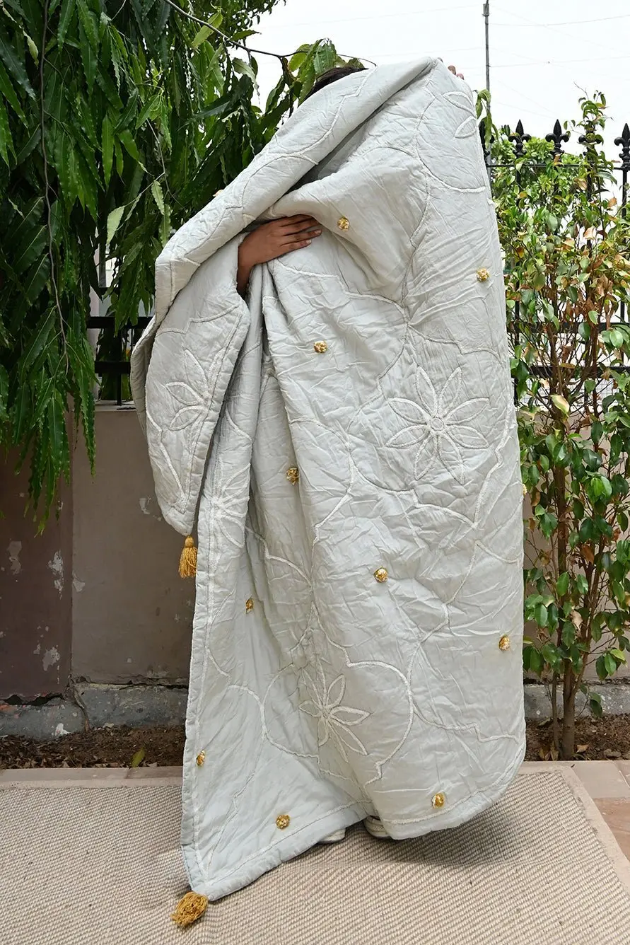 Paisley Quilt/Razai Set With Pillow Covers 1