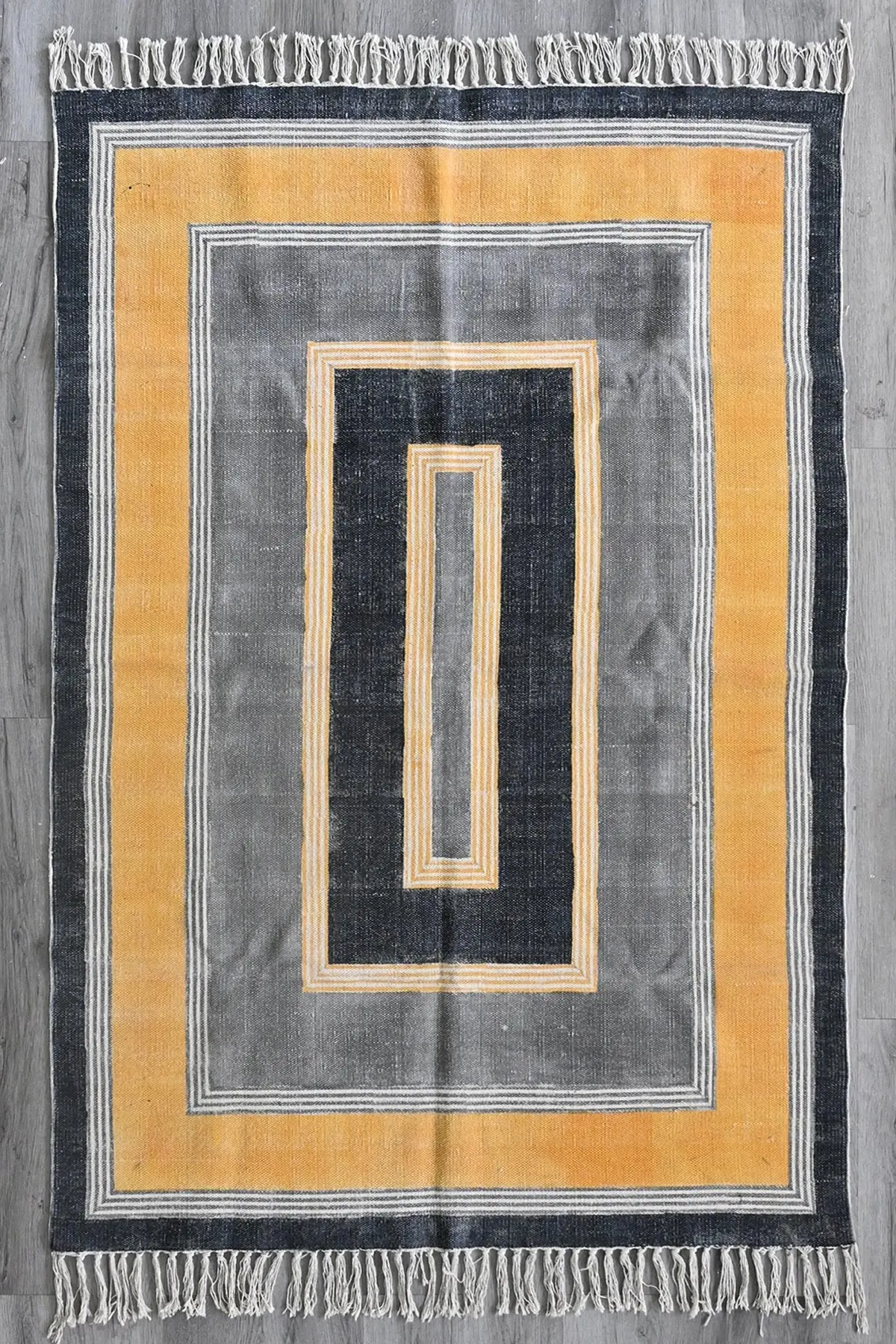 Penny - Block Printed Rug 1
