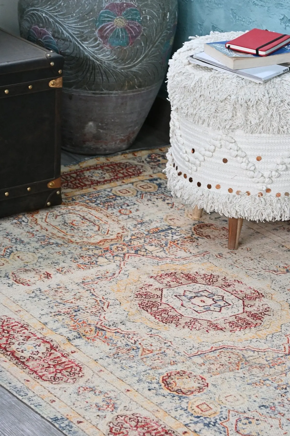 Petrova  - Cotton Printed Rug 1