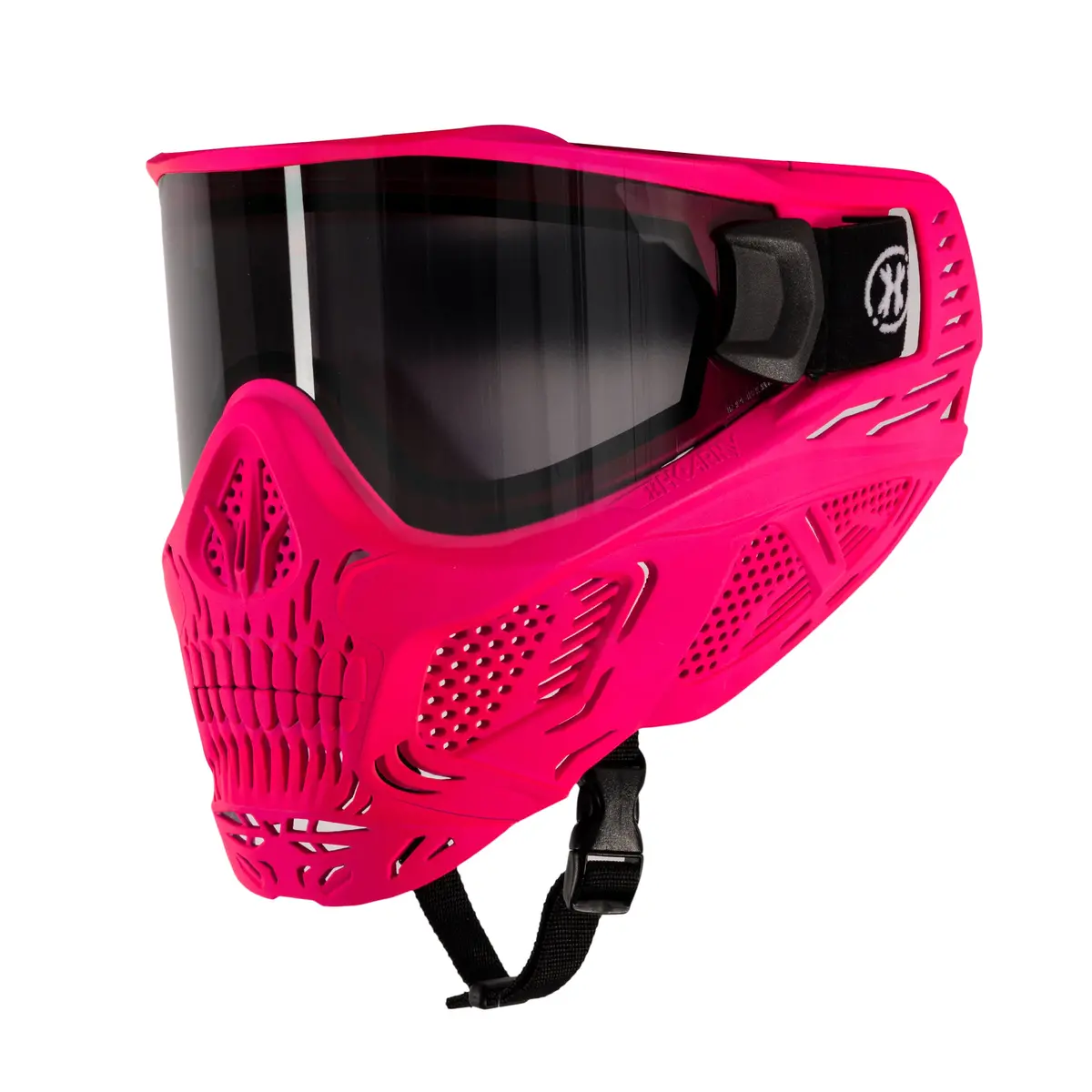 Hstl® Glowball™ Skull Goggle Neon Pink W/ Smoke Lens 1