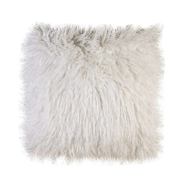 Sheri White 20" X 20" Pillow, Shaggy White (2/Ctn) 1
