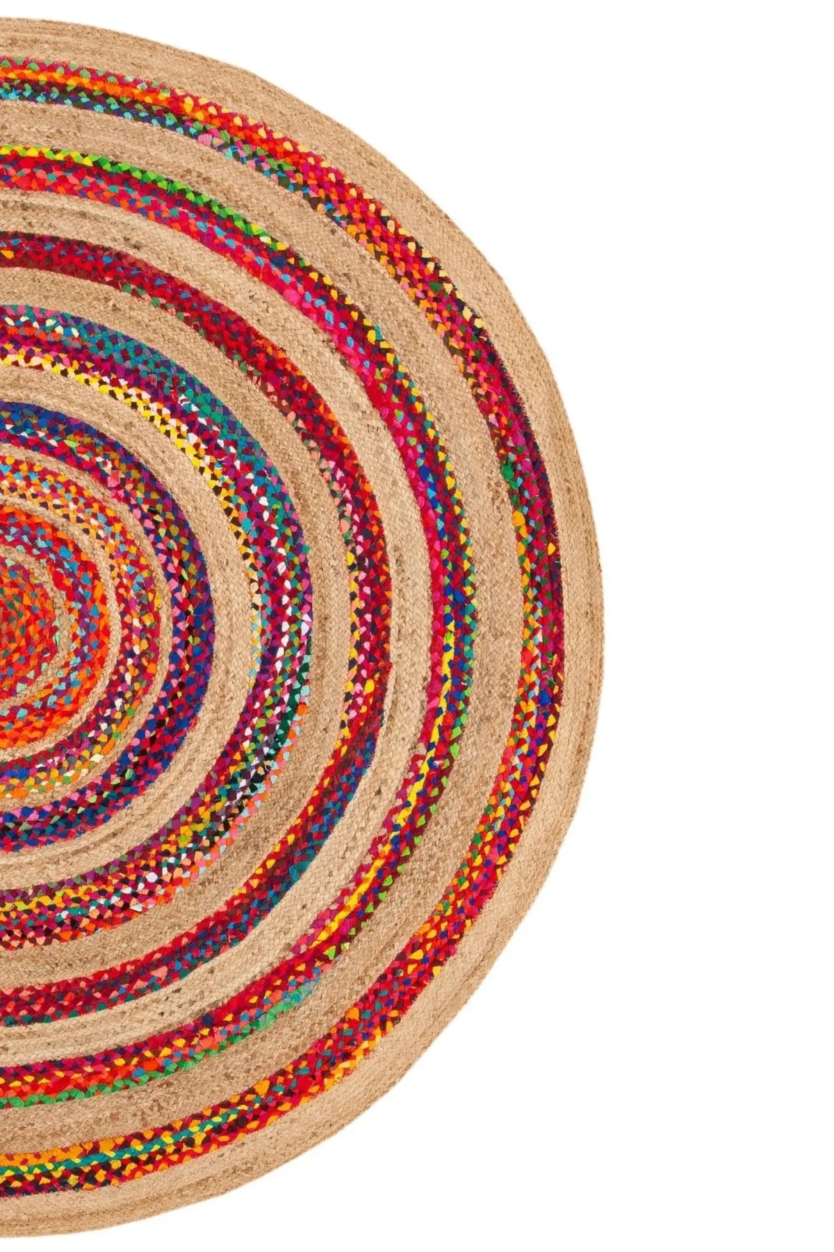 Poppy - Round Jute Rug 2