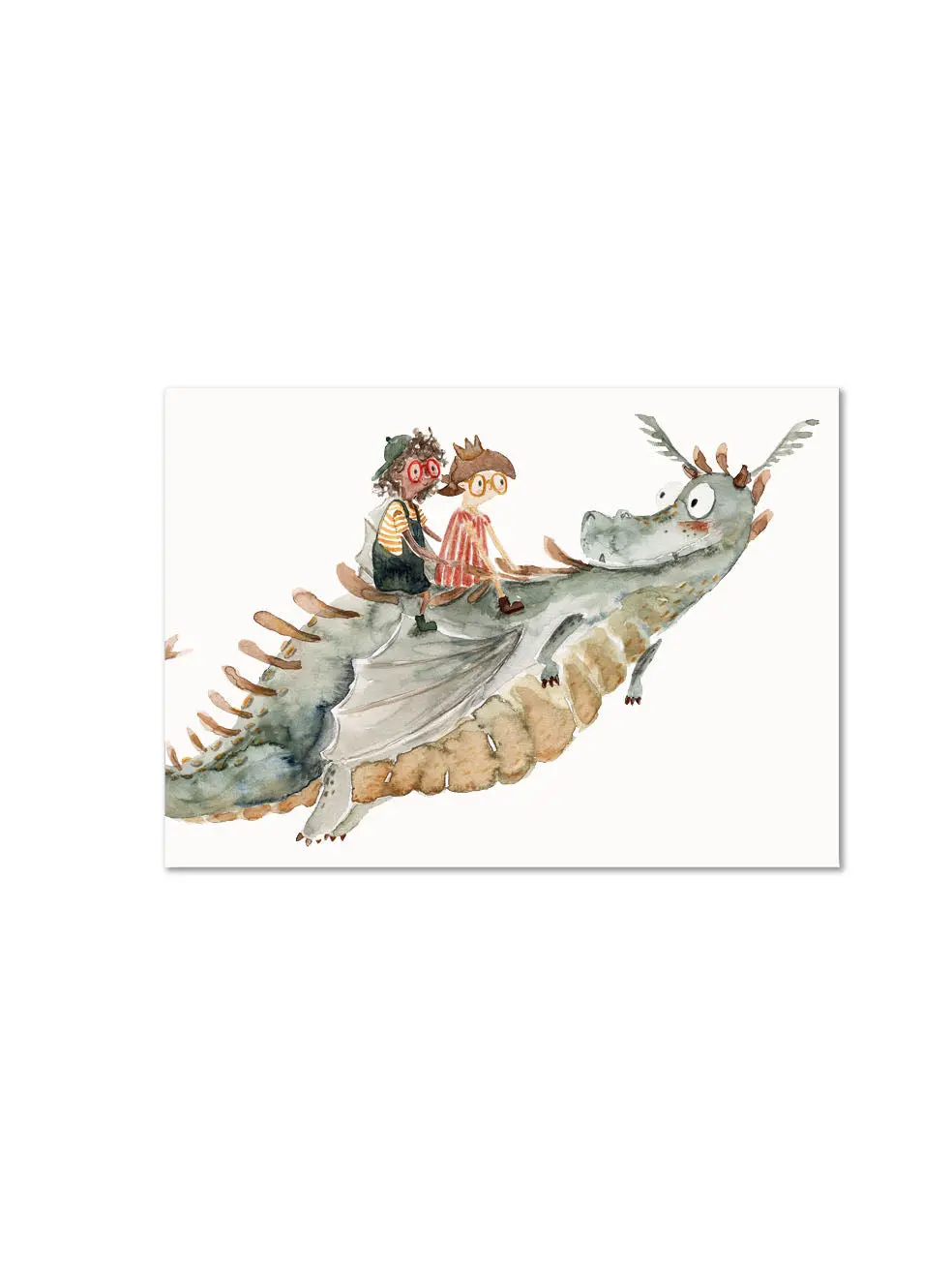 Postkarte "Drache" 1