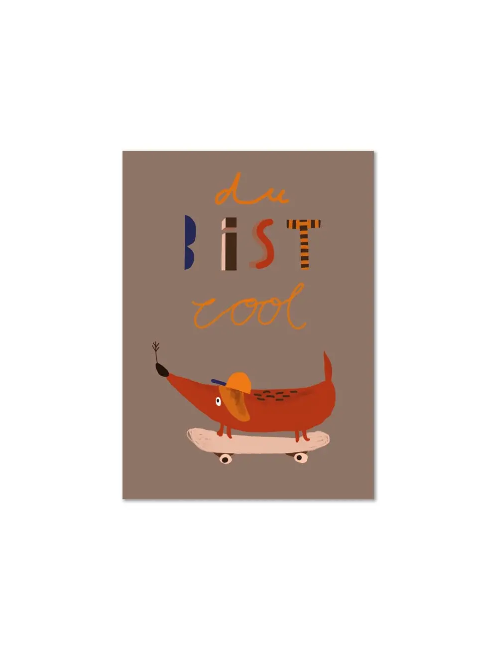 Postkarte "Dackel Detlef | Du Bist Cool" 1