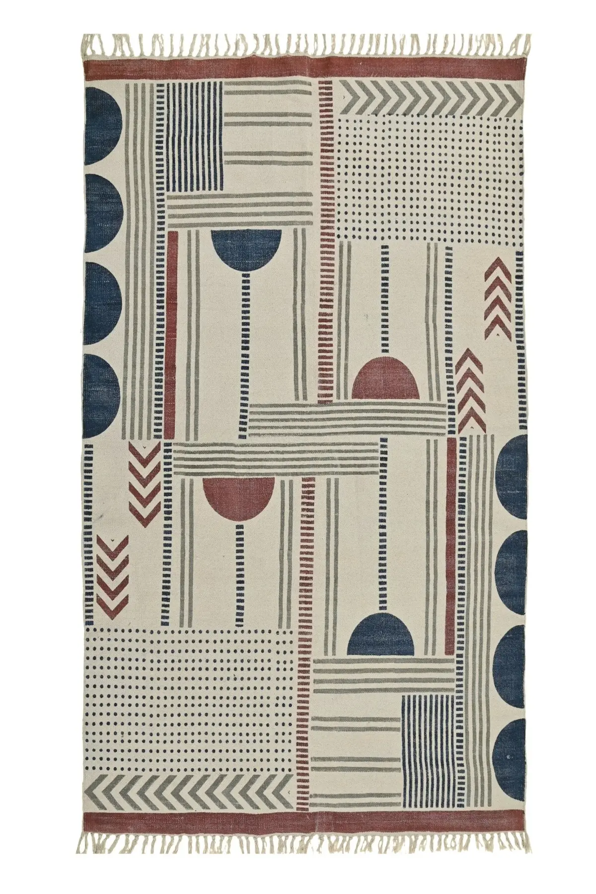 Premier - Block Printed Cotton Rug 5
