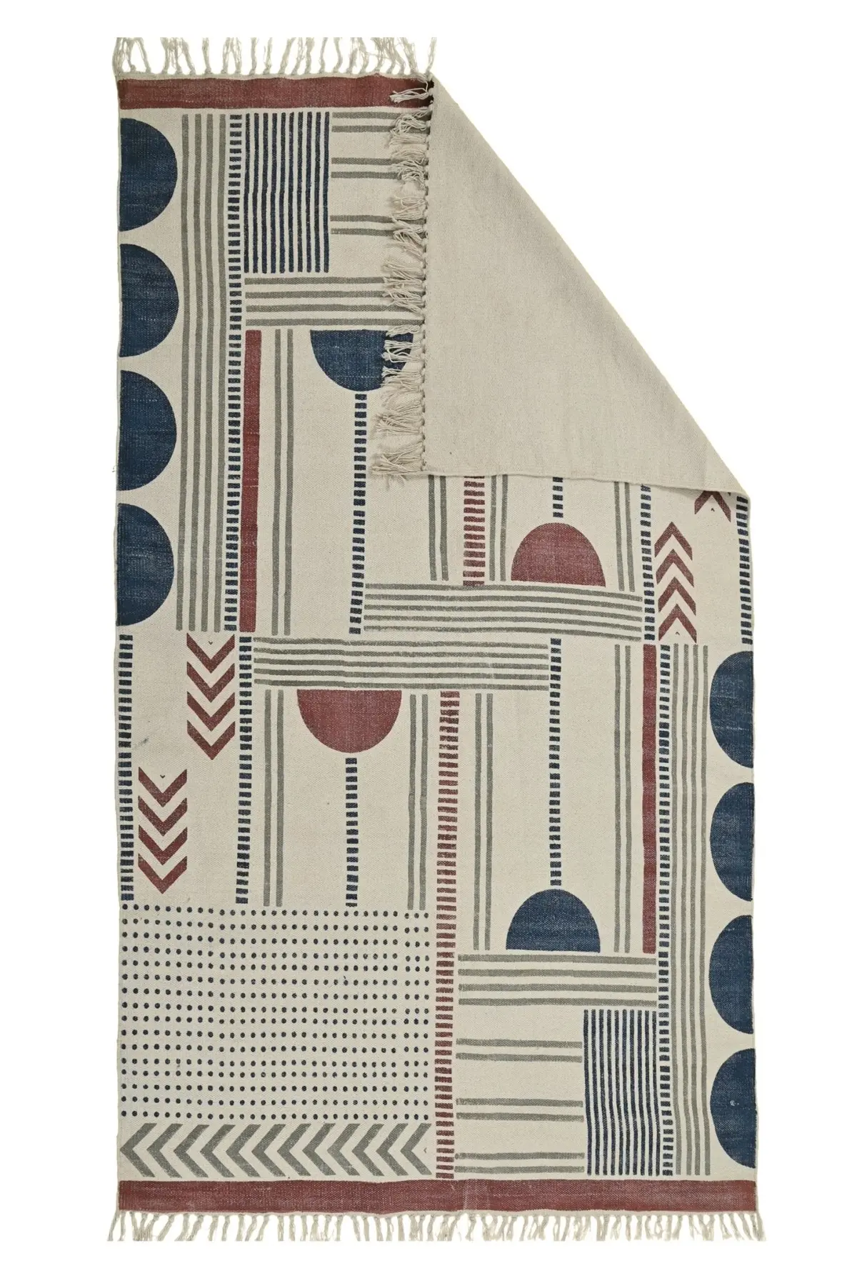 Premier - Block Printed Cotton Rug 6