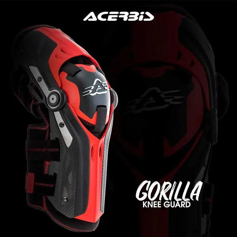 Acerbis Gorilla Guards Outdoor Sports Motorcycle Safety Knee Pads-Brace-Pair Knee 1