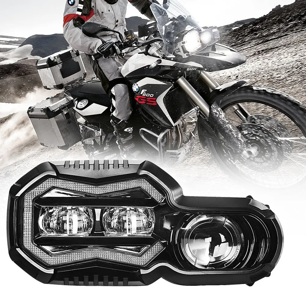Mark-E24 Led Projector Headlight For Bmw F650/700/800 Gs Adventure 1