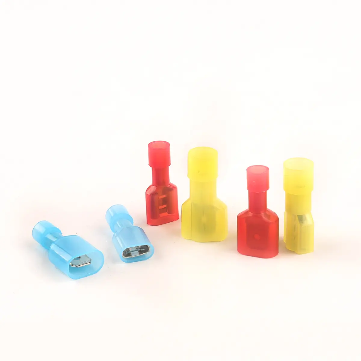 10/20/50Pcs Nylon Fully Insulated Spade Female+ Male  Electrical Crimp Terminals 1