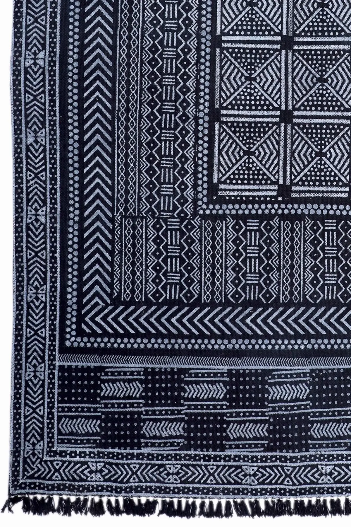 Puri - Block Printed Over Dyed Rug 2