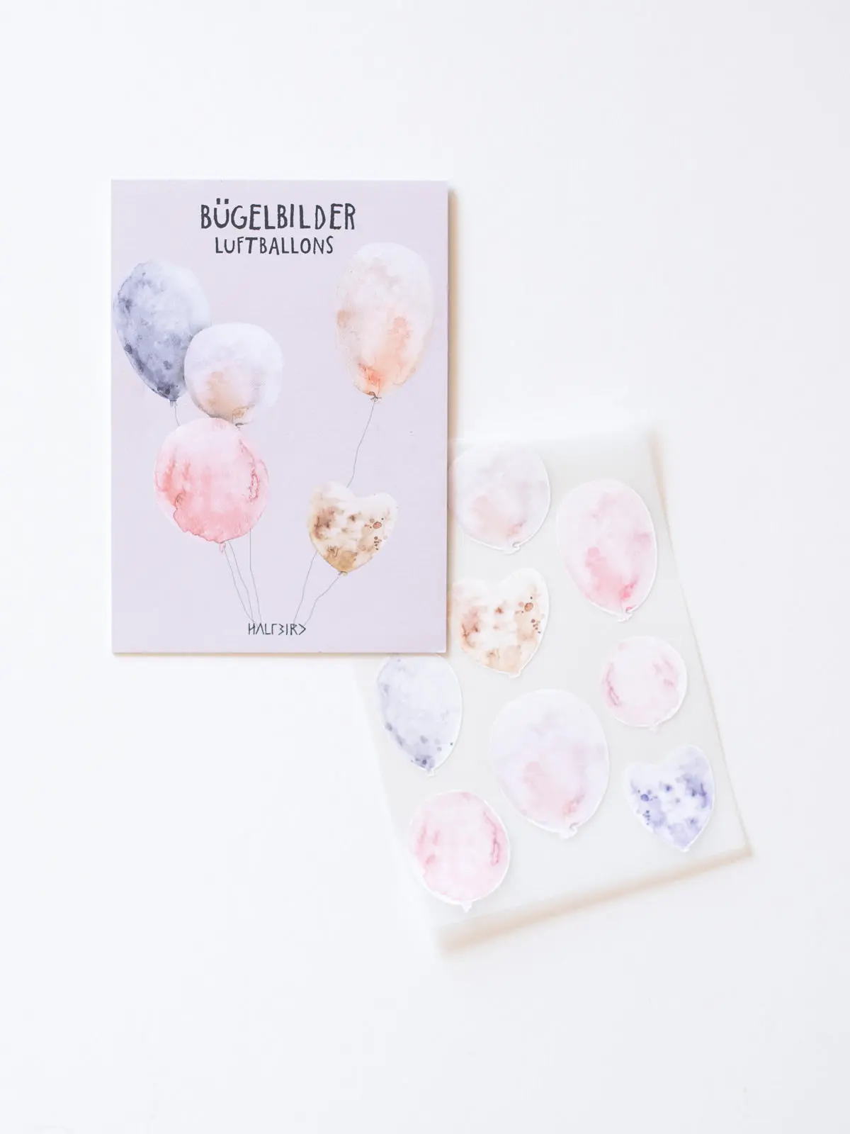 Bügelbilder Set "Luftballons" 1