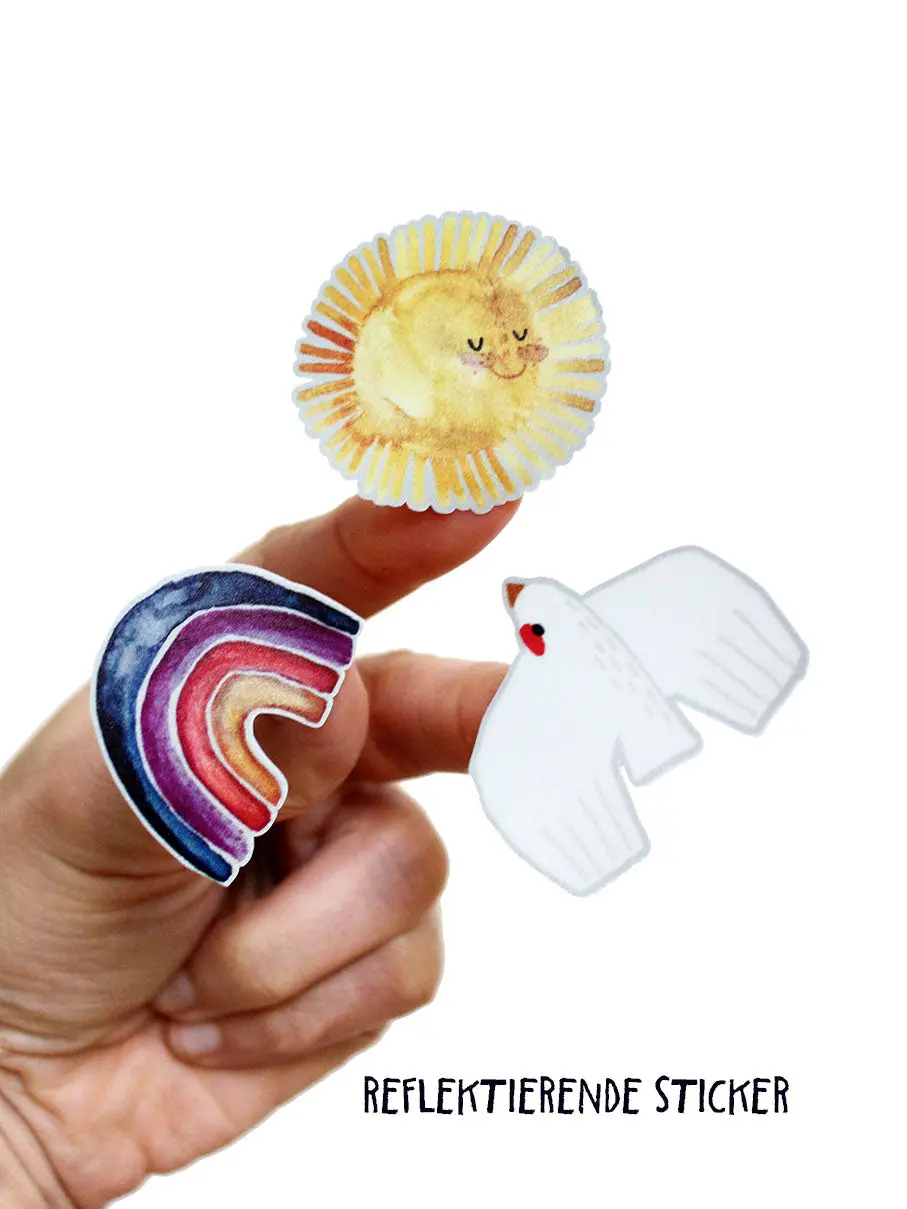 Set "Sonne" Reflektierende Sticker | 3 Stück 1