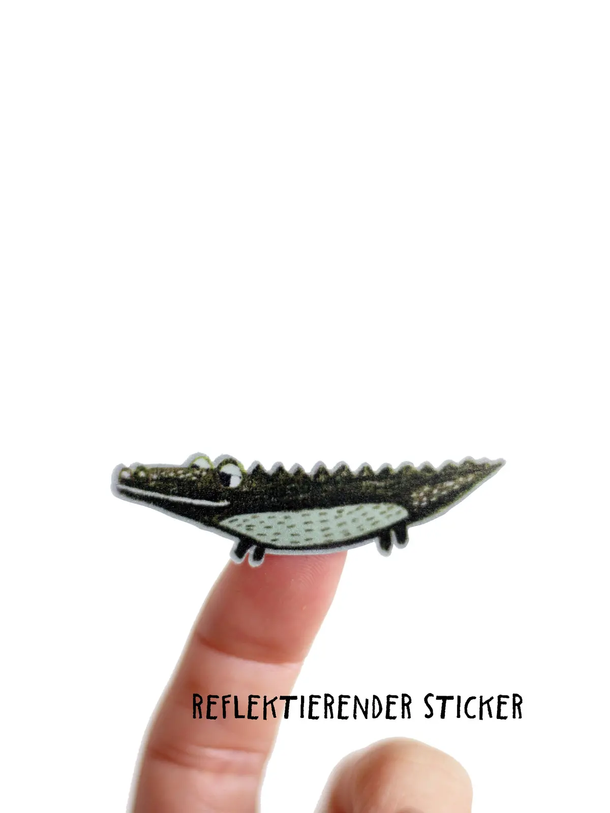 Reflektierender Sticker "Krokodil" | 3Er Set 1