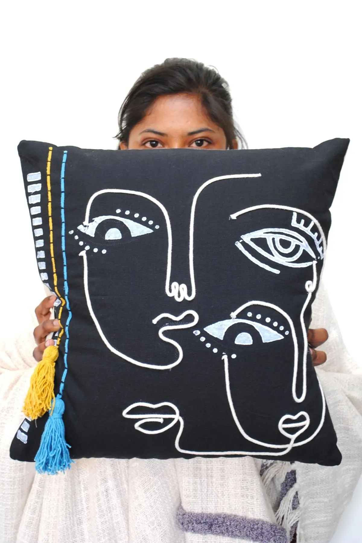 Renoma - Square Cushion Cover 1