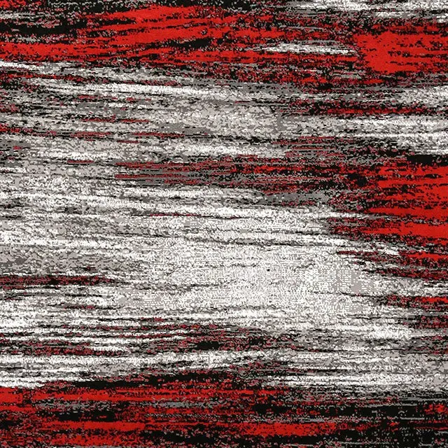 Sivas Gray/Red 5' X 8' Area Rug 1