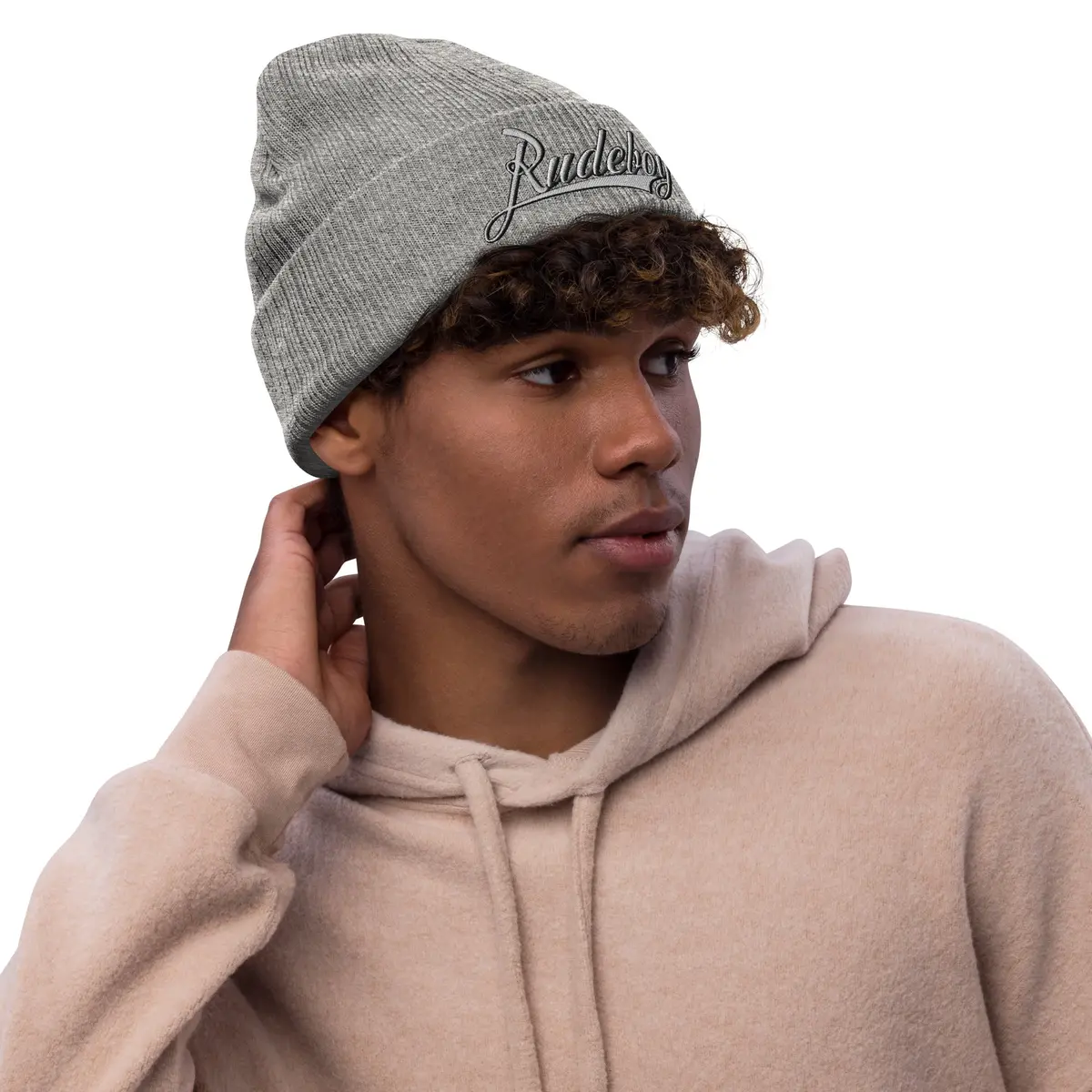 23 Script Logo Ribbed Knit Beanie 2