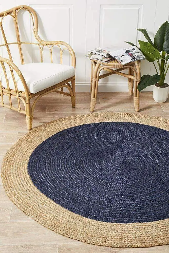 Zenny - Round Jute Rug 1