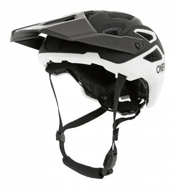 O'neal Pike Helmet Solid Black / White - Open Face Half Shell. Large / X-Large 1