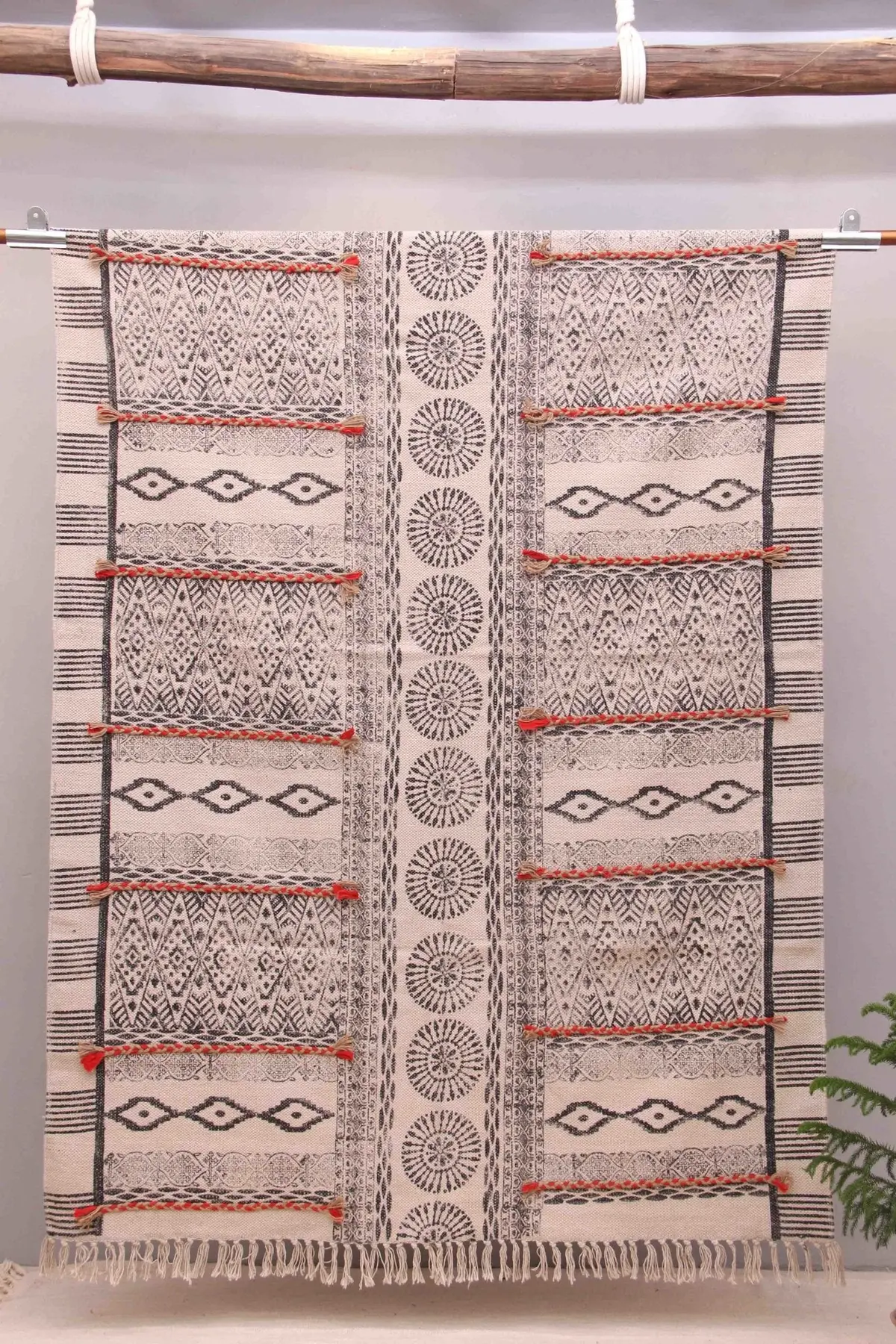 Safari - Block Printed Rug 1