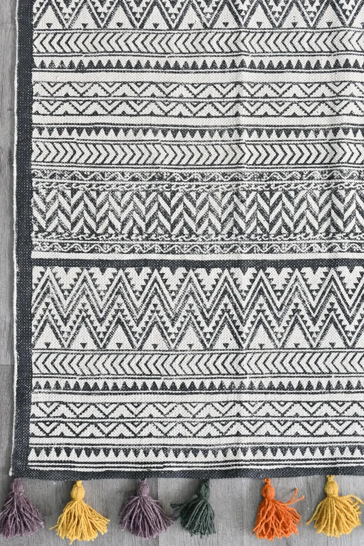 Sand - Block Printed Rug 2