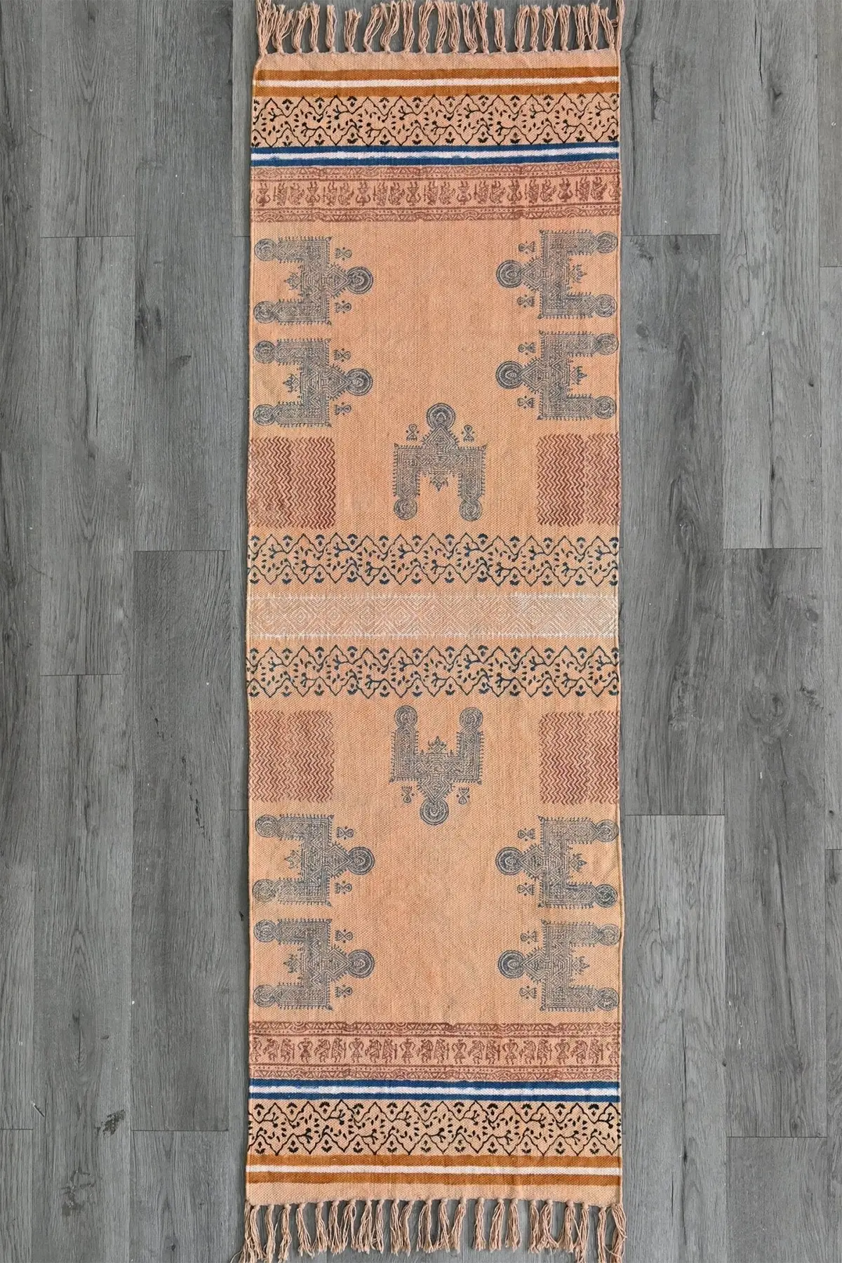 Saskia - Block Printed Floor Runner 2
