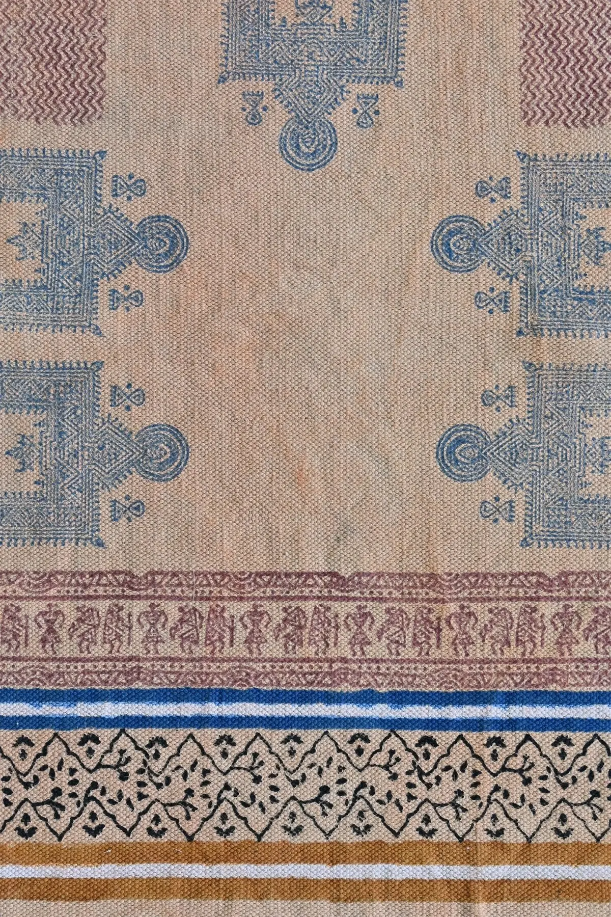 Saskia - Block Printed Floor Runner 3