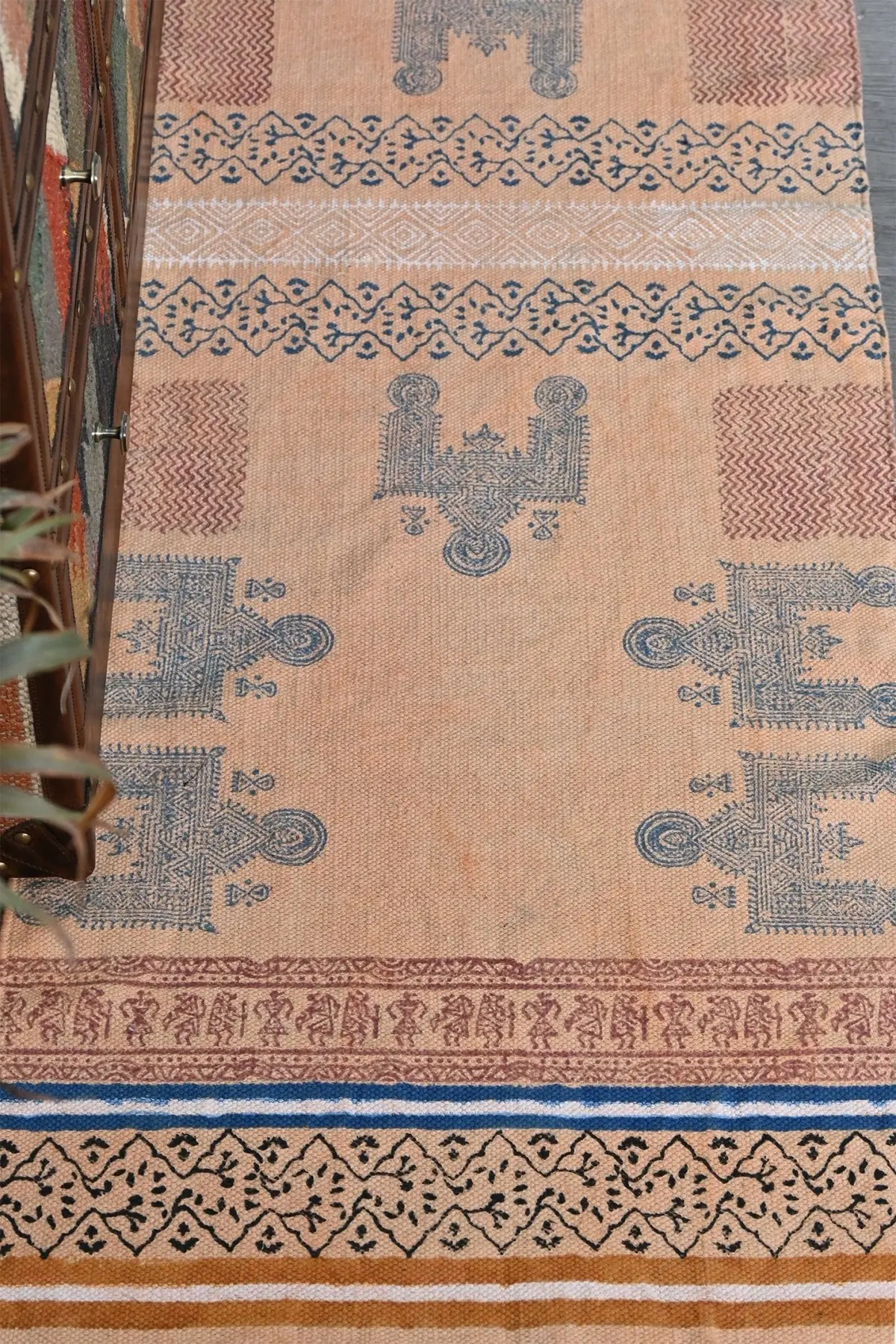 Saskia - Block Printed Floor Runner 4