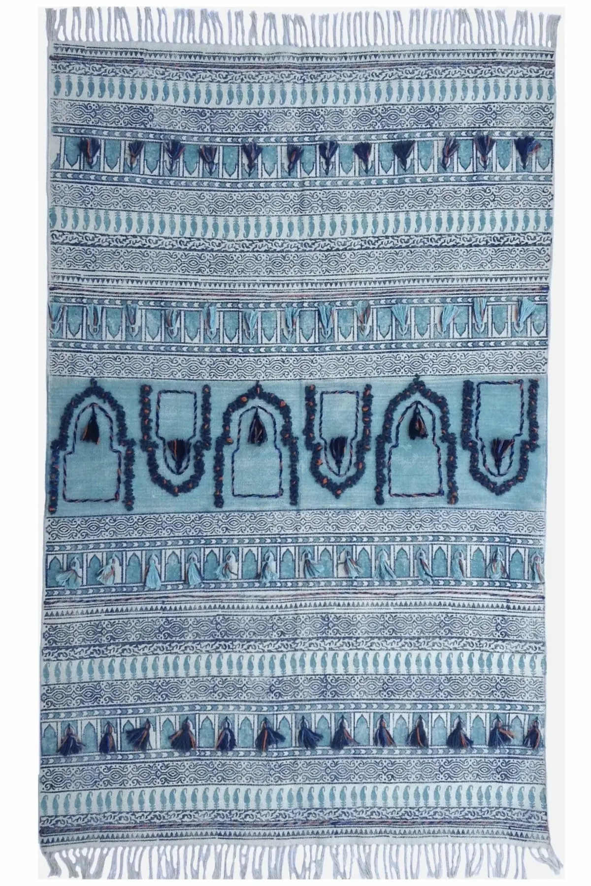 Savour - Block Printed Rug 1