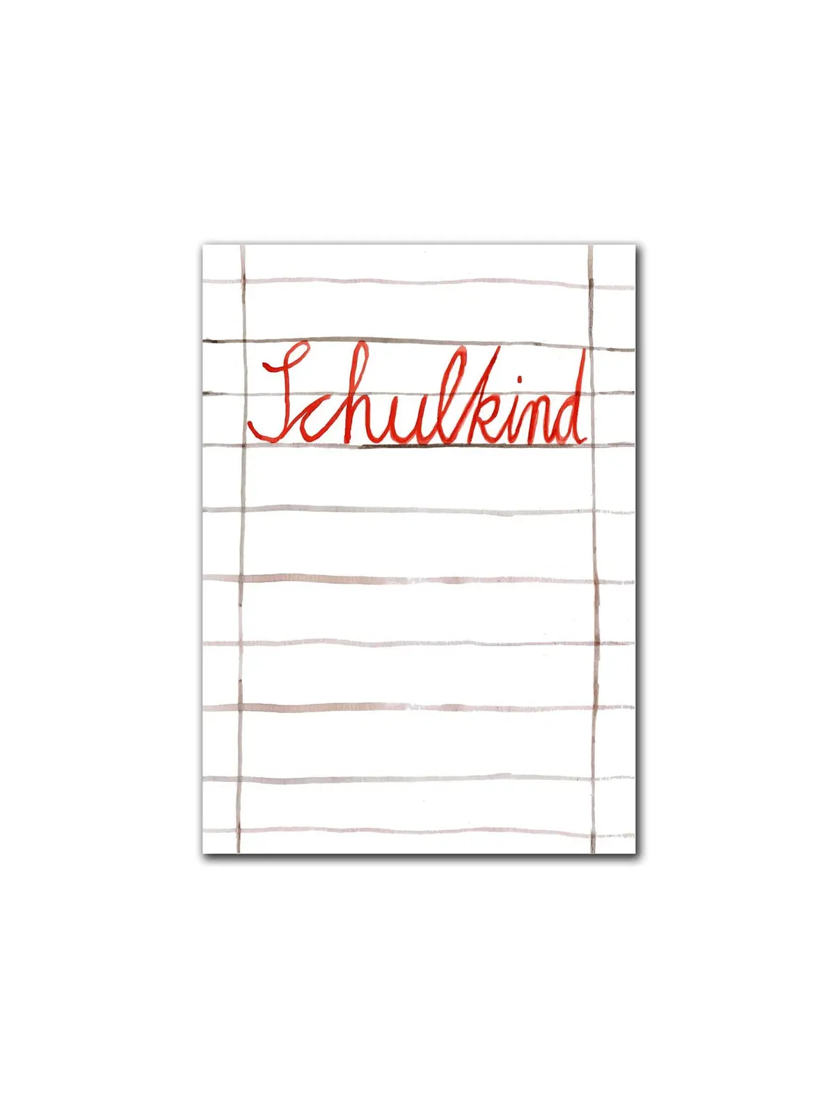 Postkarte "Schulkind" 1