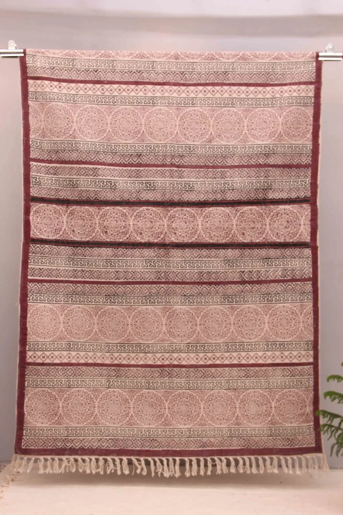 Scribe - Block Printed Rug 1