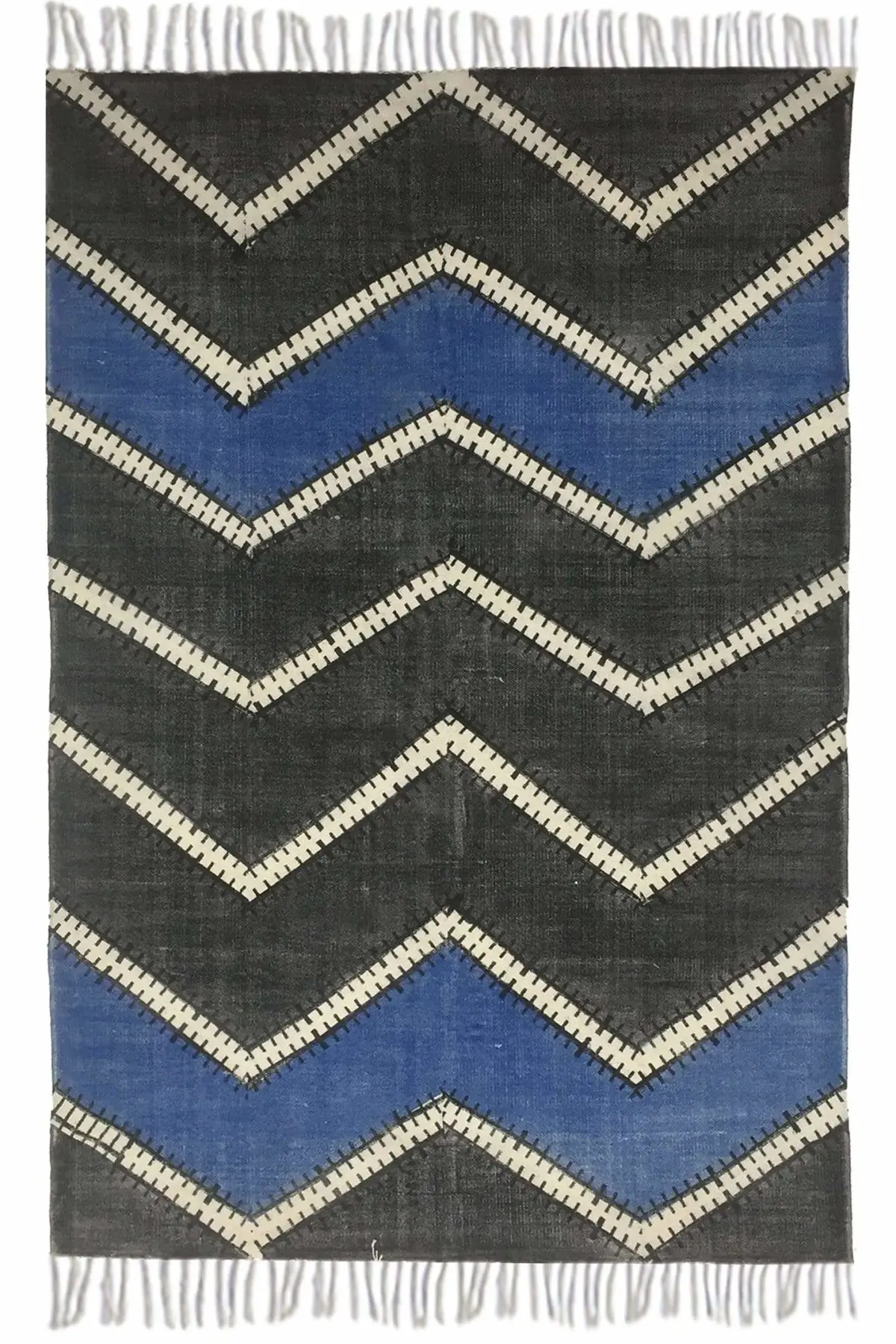 Selection - Block Printed Cotton Rug 1