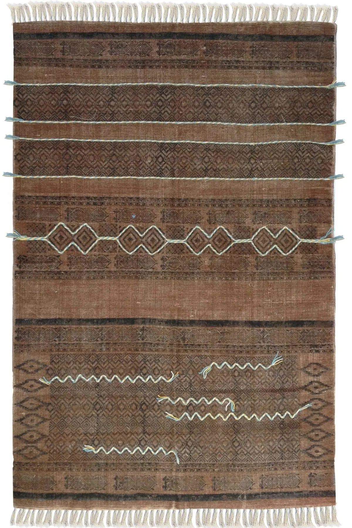 Selective - Block Printed Rug 1