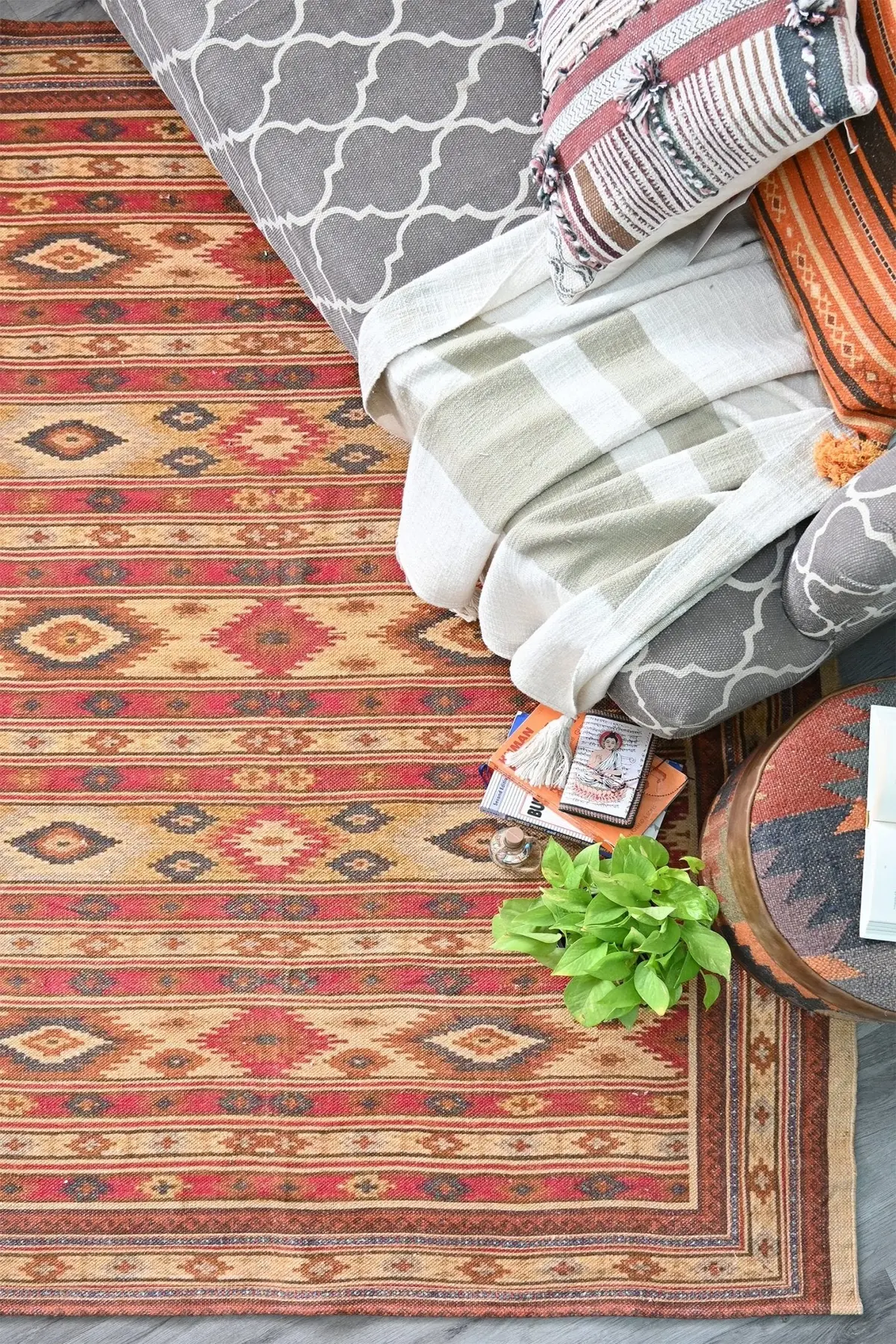 Shalom - Printed Cotton Rug 1