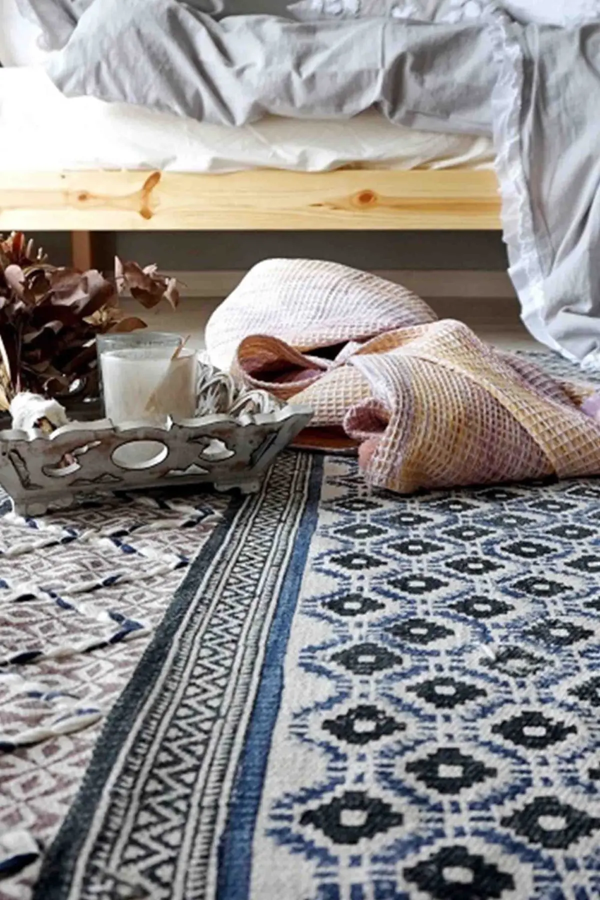 Shibuya - Block Printed Rug 4