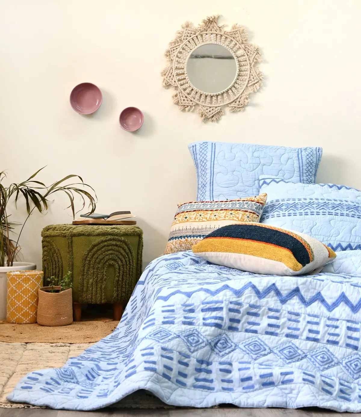 Sienna   Quilt/Razai Set With Pillow Covers 1