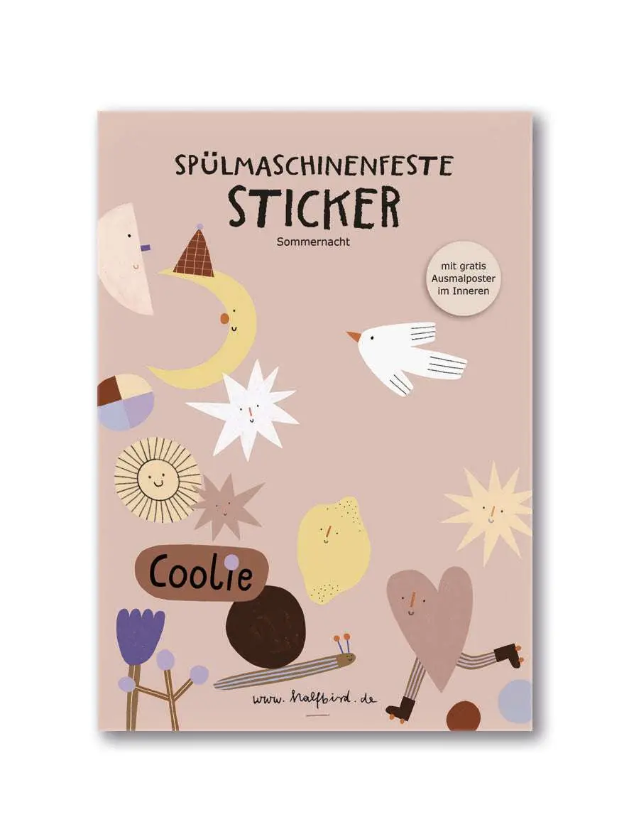 Spülmaschinenfeste Sticker "Sommernacht" 1