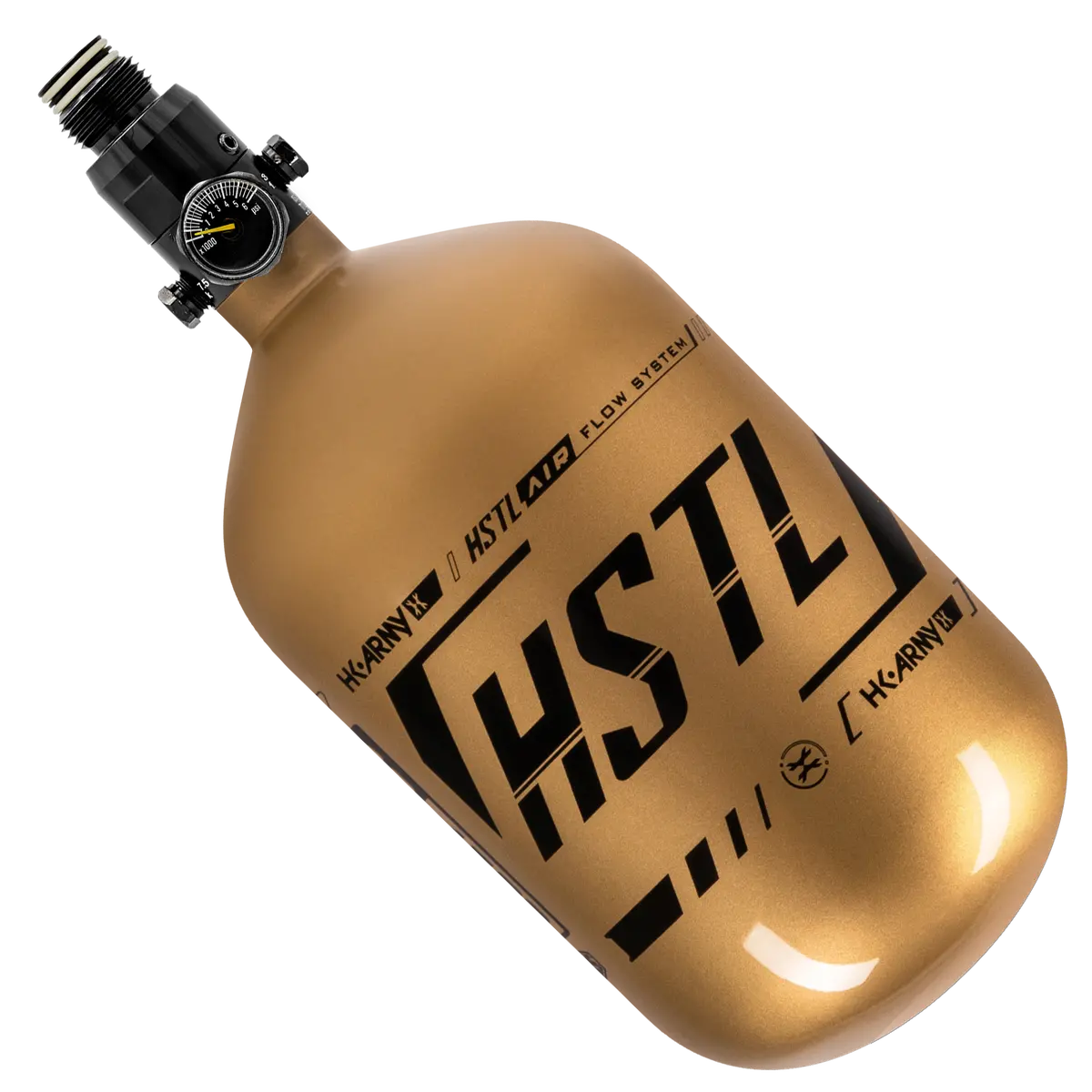 Hstl® - Carbon Fiber Tank - Standard Reg - 68Ci / 4500Psi - Gold/Black 1
