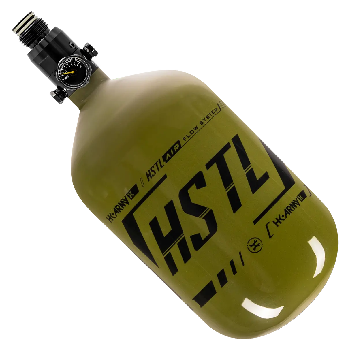 Hstl® - Carbon Fiber Tank - Standard Reg - 68Ci / 4500Psi - Olive/Black 1
