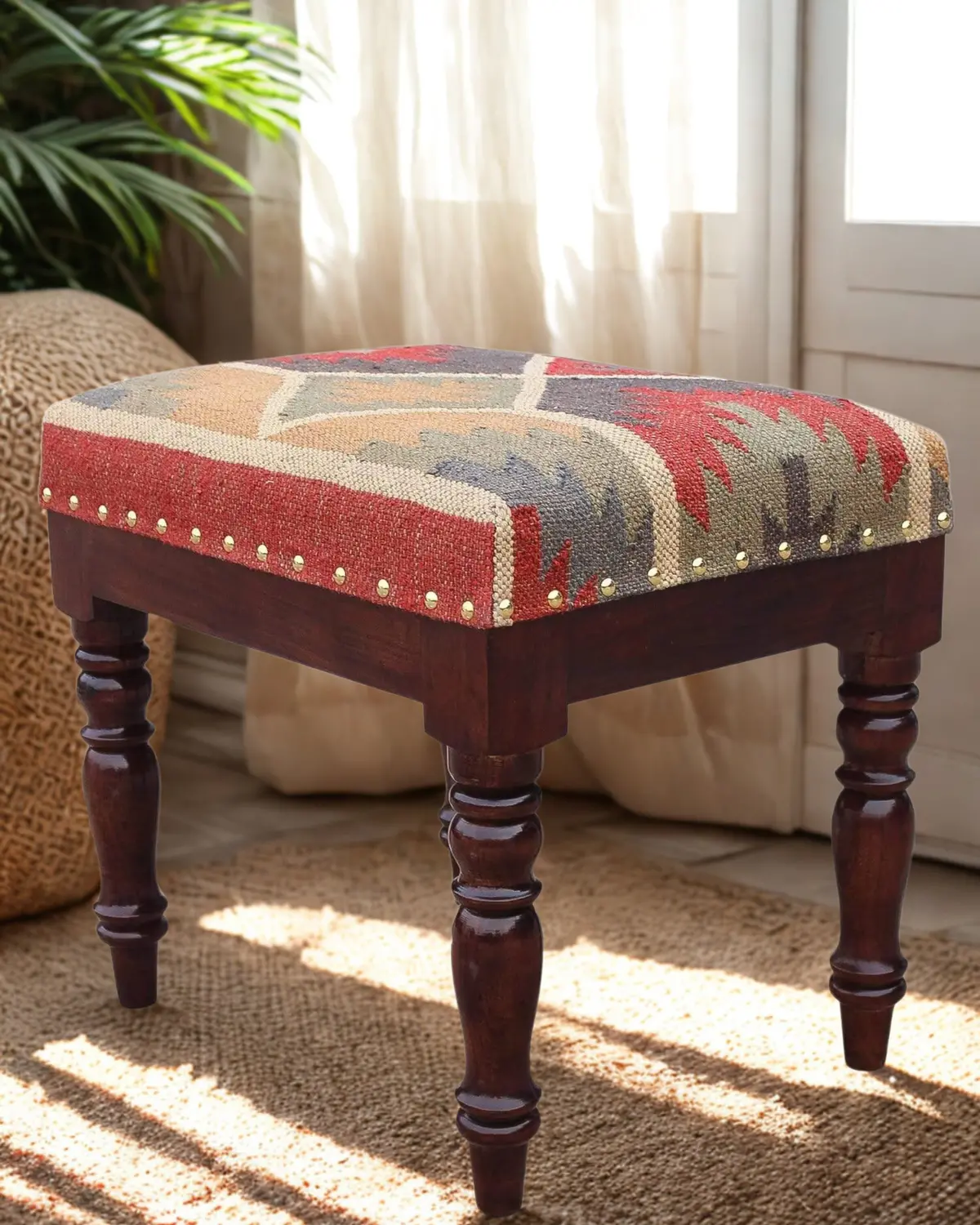 Action -Rectangular Ottoman 1